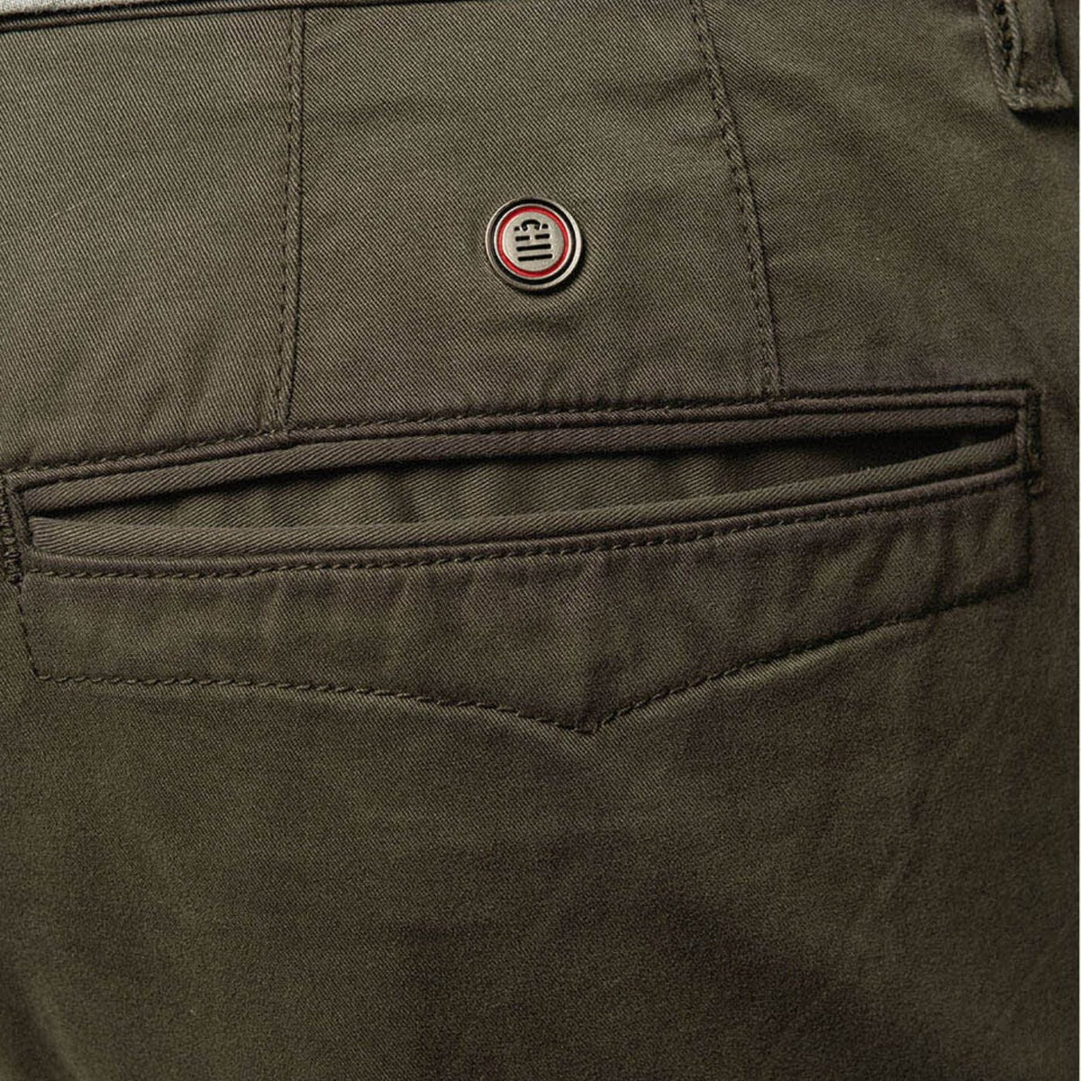 Chino 702 comfortabele pasvorm donkergroen