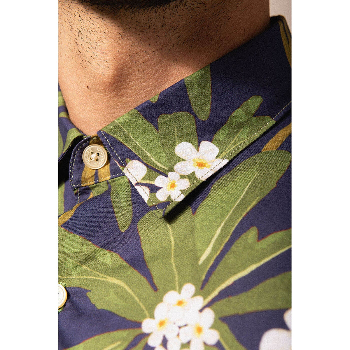 Korte mouwen shirt met  bloemenprint en kleurverloop