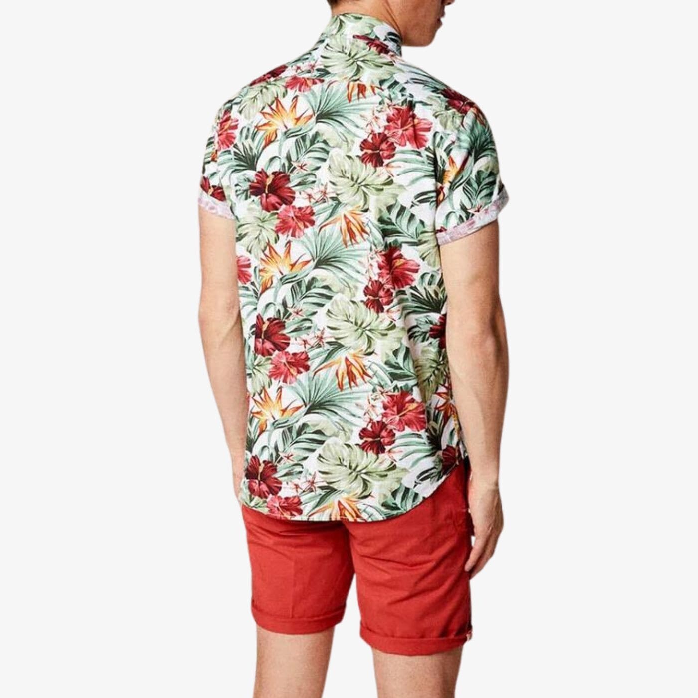 Korte mouwen shirt met bloemenprint