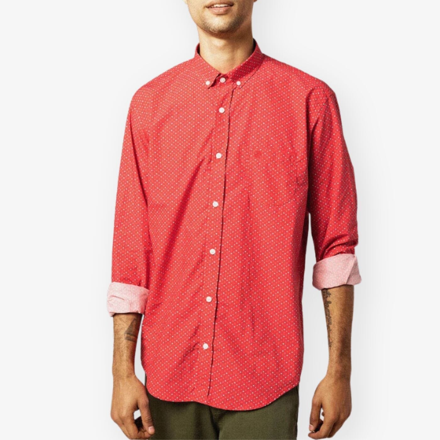 Lange mouwen shirt met  fantasy sneeuwvlokken print