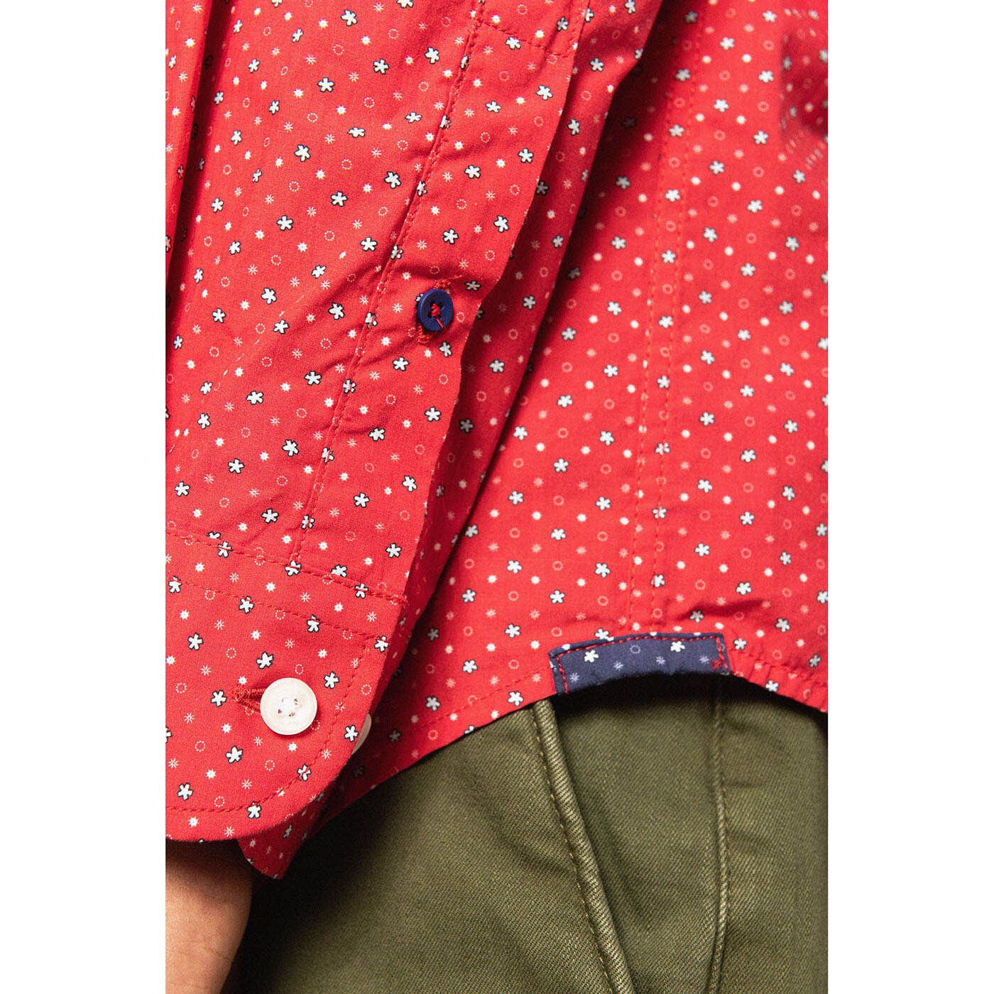 Lange mouwen shirt met  fantasy sneeuwvlokken print