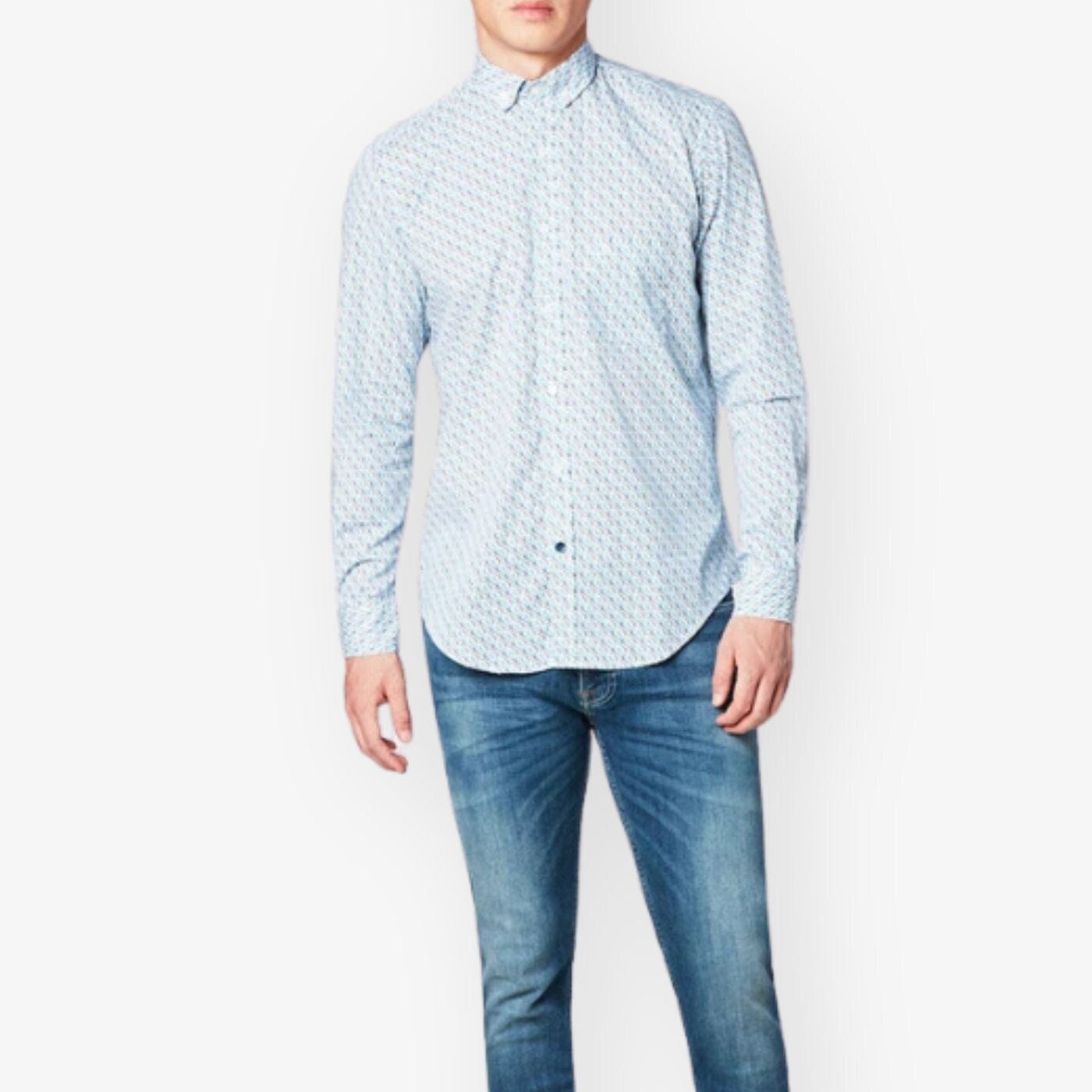 Lange mouwen shirt van fantasie stof
