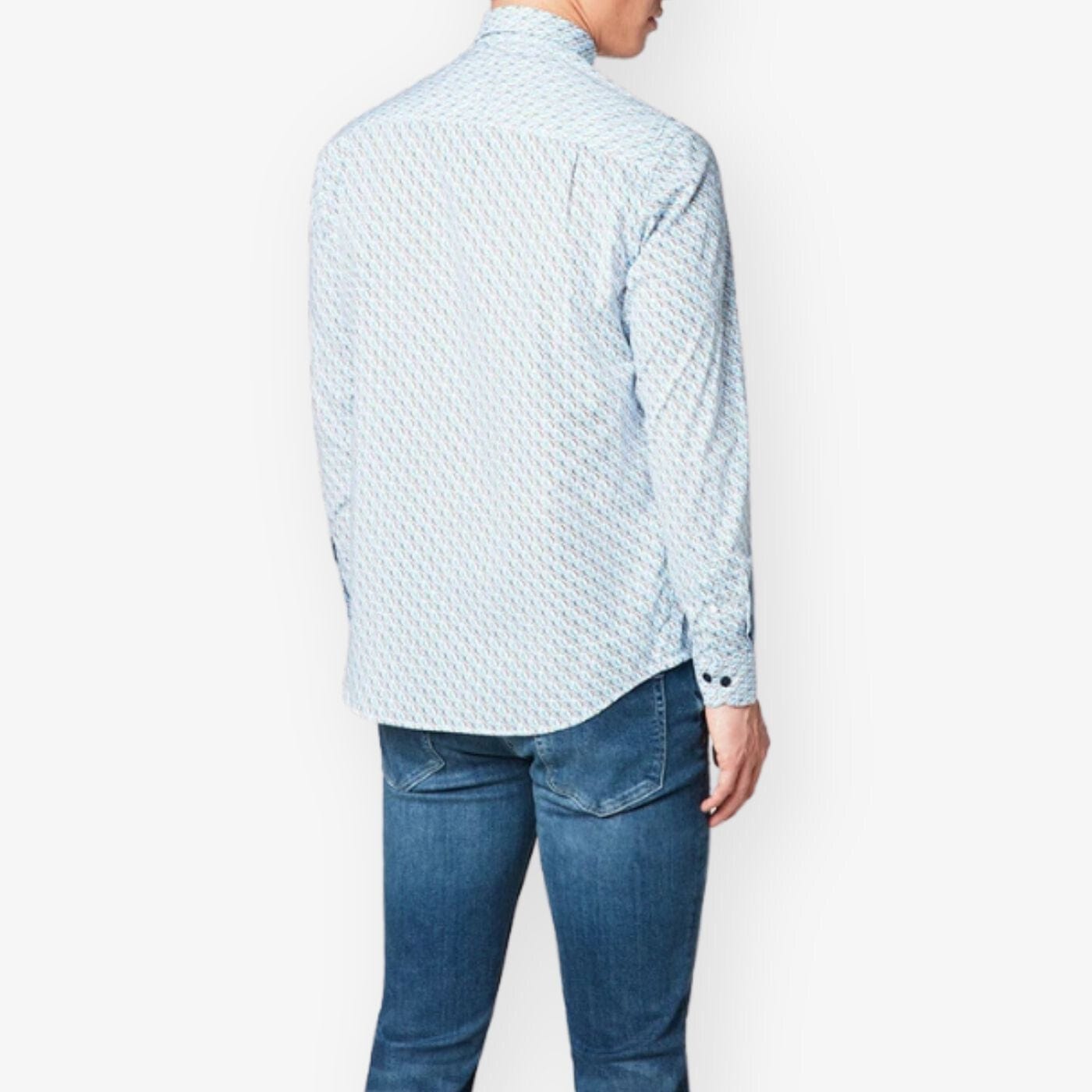Lange mouwen shirt van fantasie stof