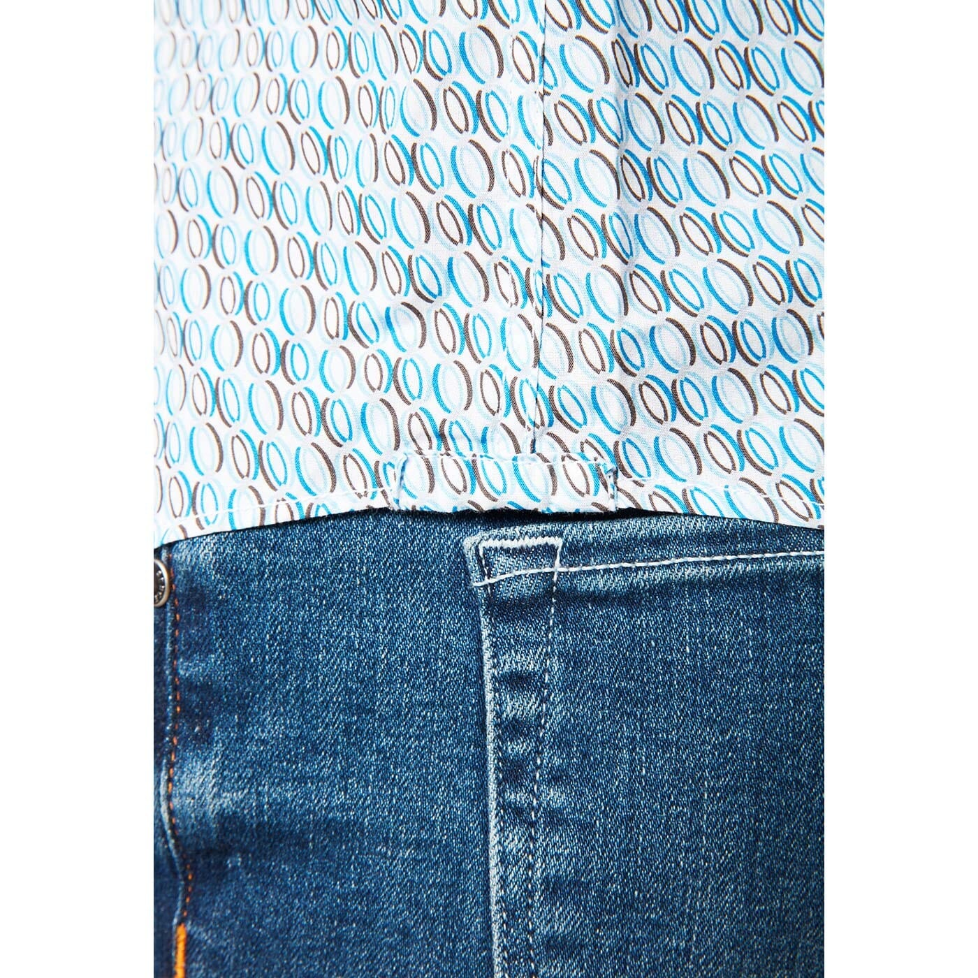 Lange mouwen shirt van fantasie stof