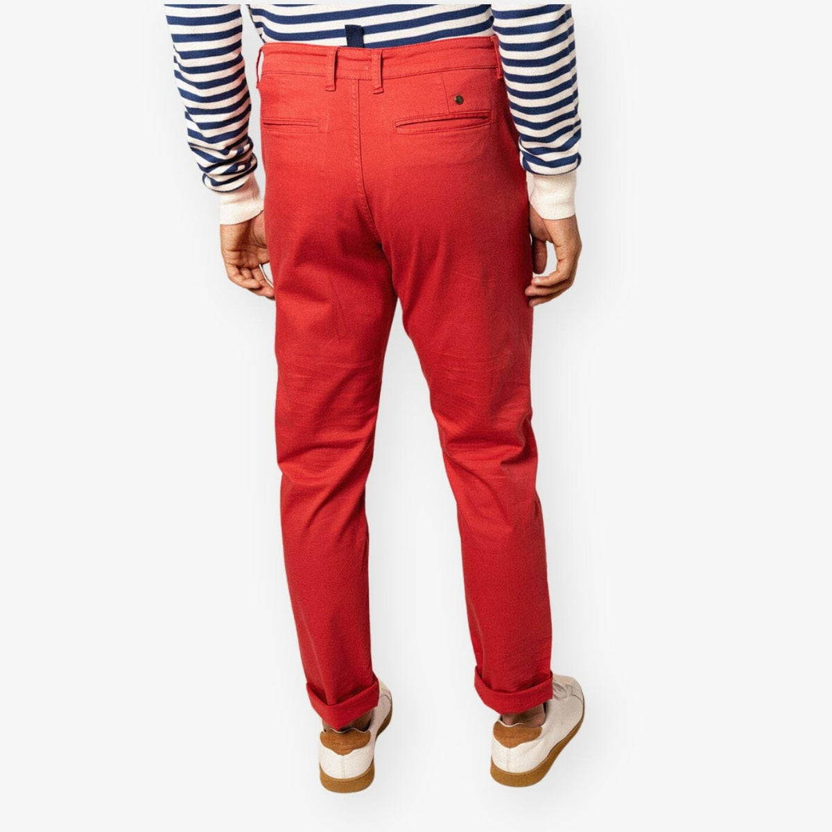 Chino 723 Denim framboos