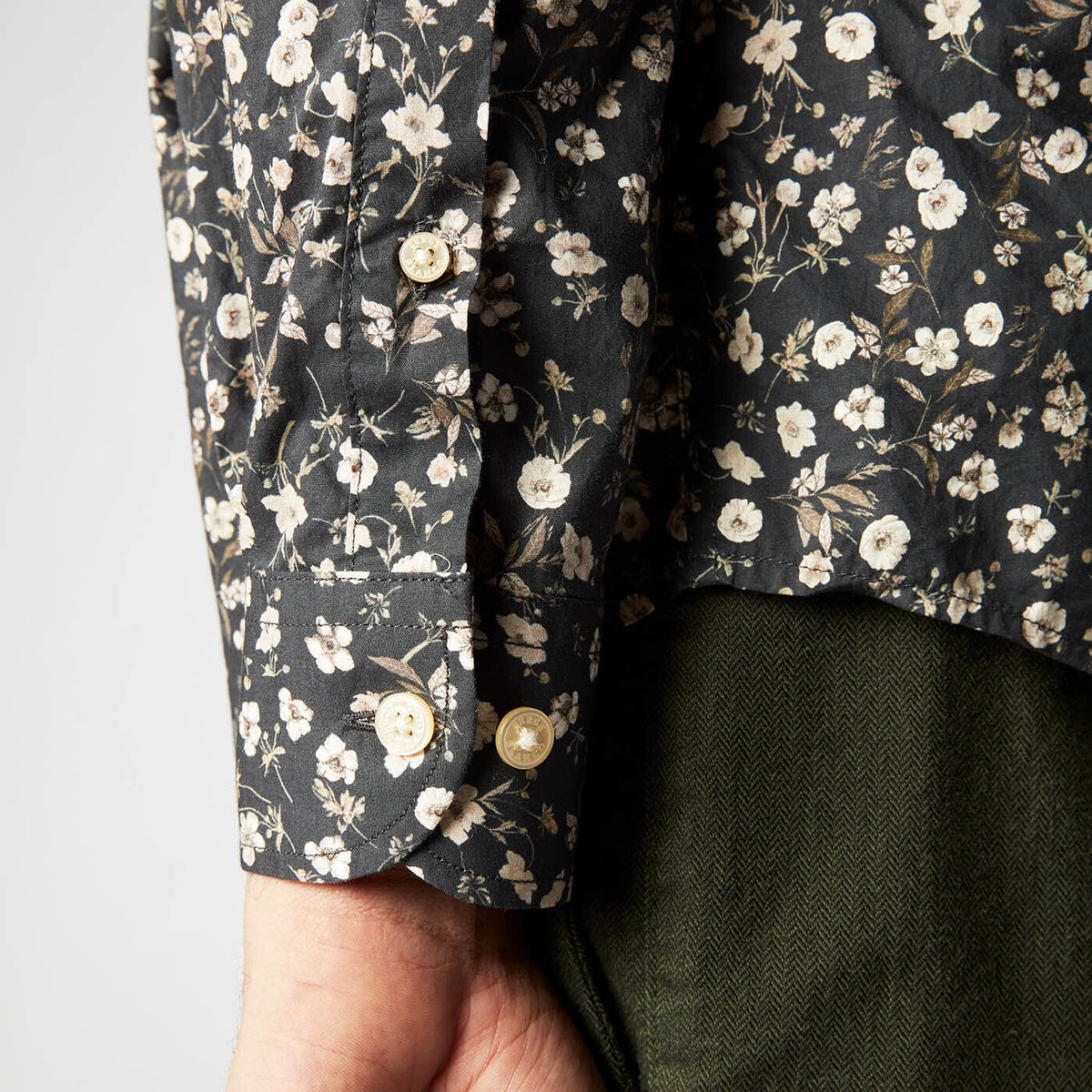 Lange mouwen shirt met bloemenmotief