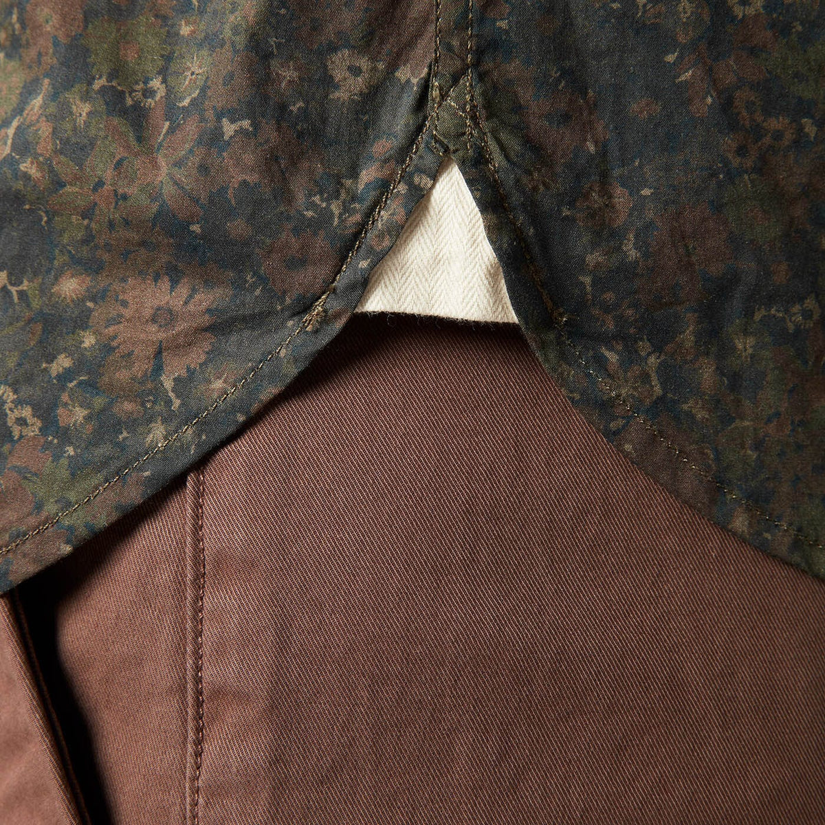 Langmouwen shirt met  fantasy bloemenprint