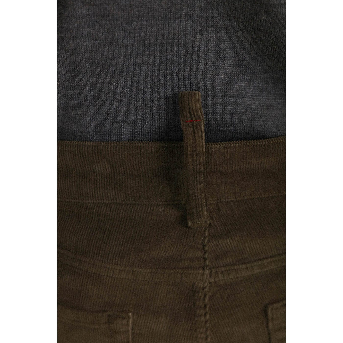 Broek 330 Tapered Fit Van Groen Fluweel