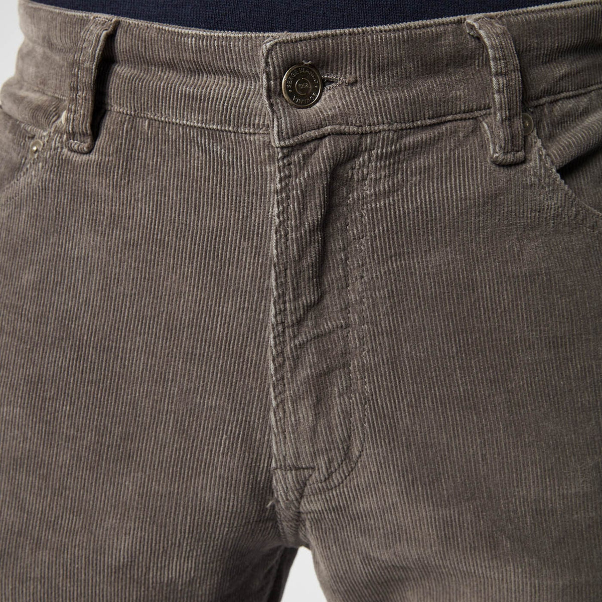 Broek 330 Tapered Fit in antracietfluweel