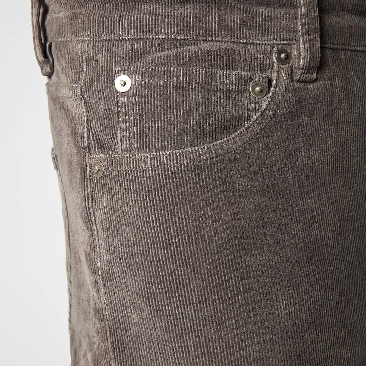 Broek 330 Tapered Fit in antracietfluweel