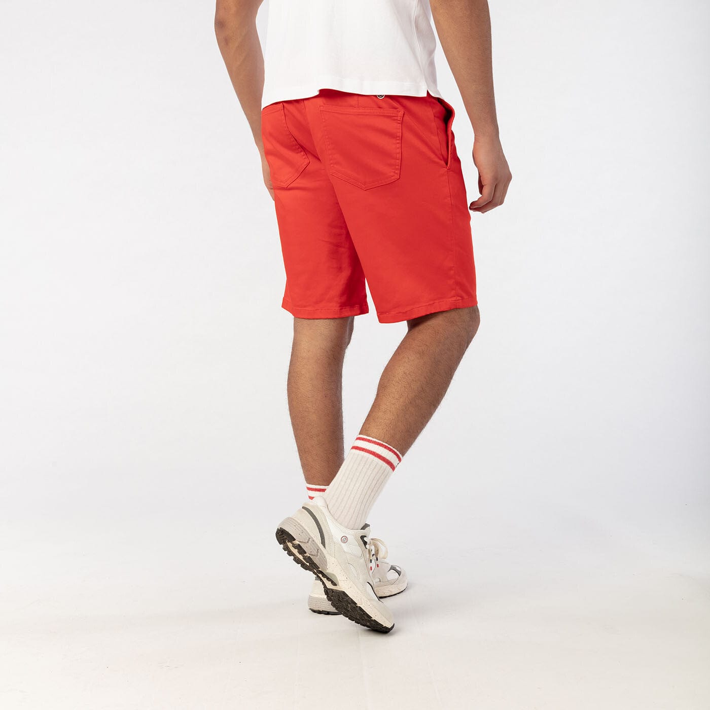 Bermuda met elastische tailleband, oranje PLAY