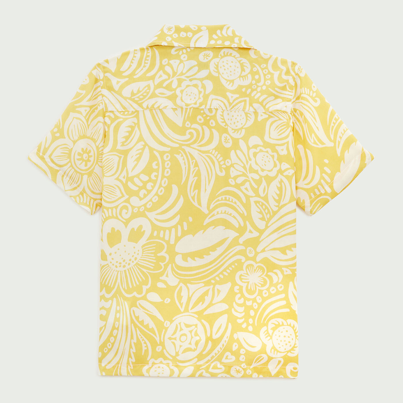 Junior shirt met korte mouwen en gele print