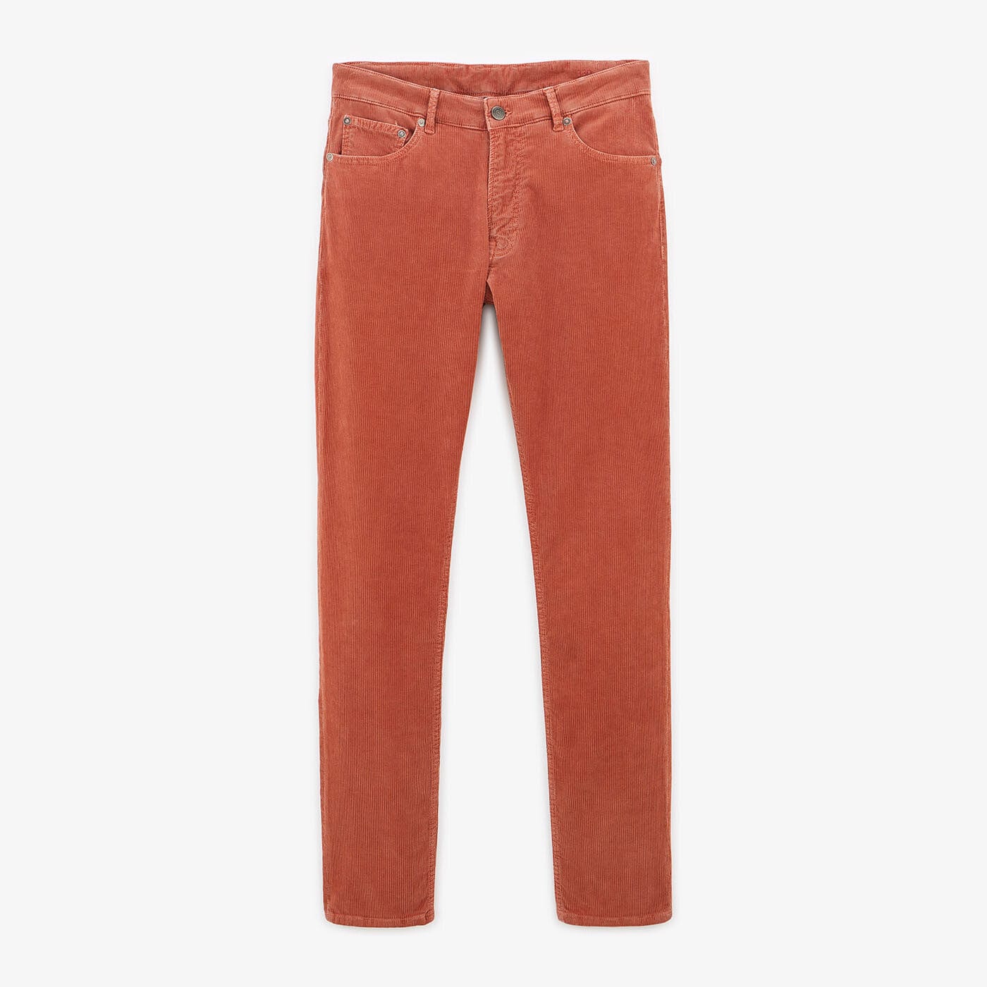 Broek 330 fluweel tapered fit sienna