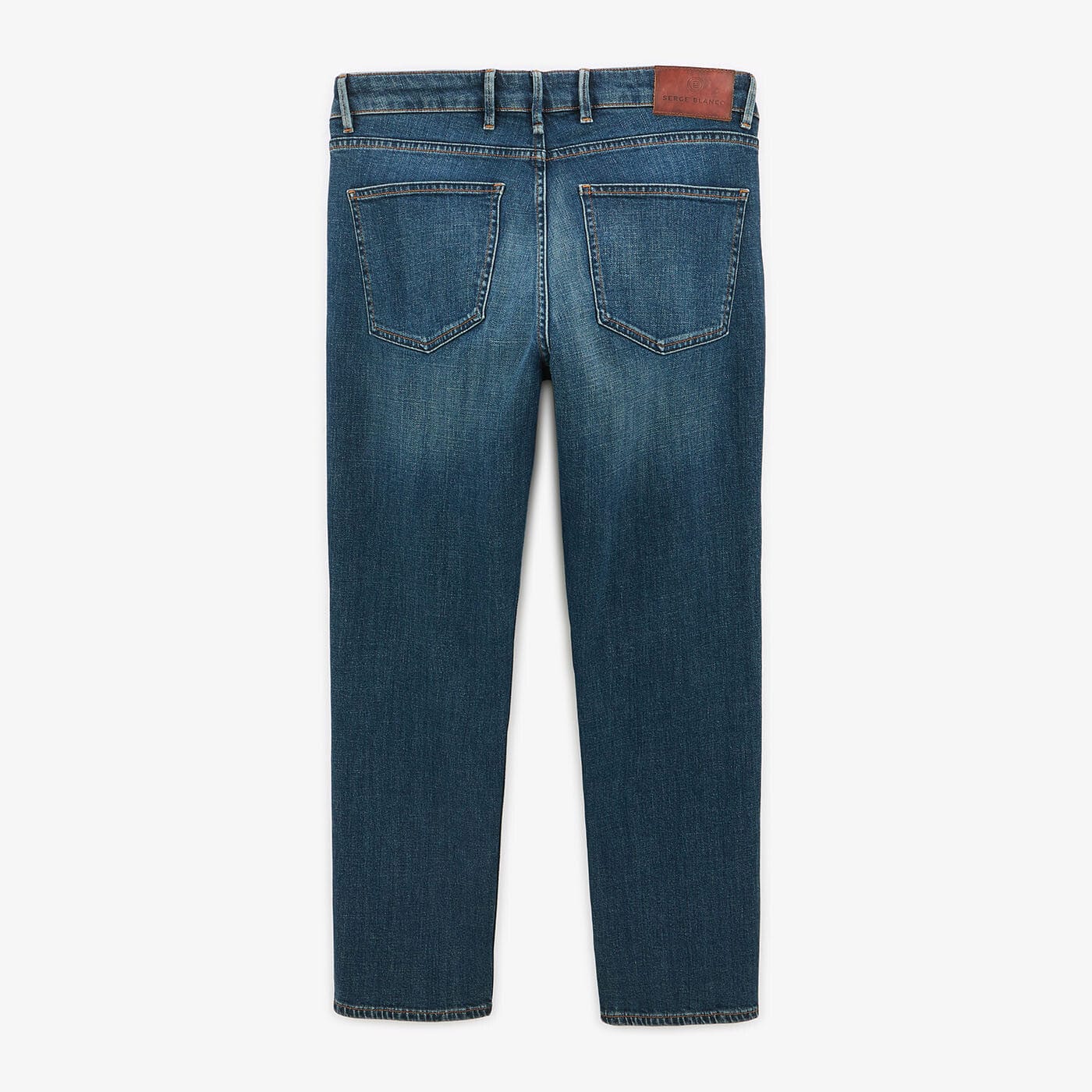 Jean 336 comfortabele snit blauw denim