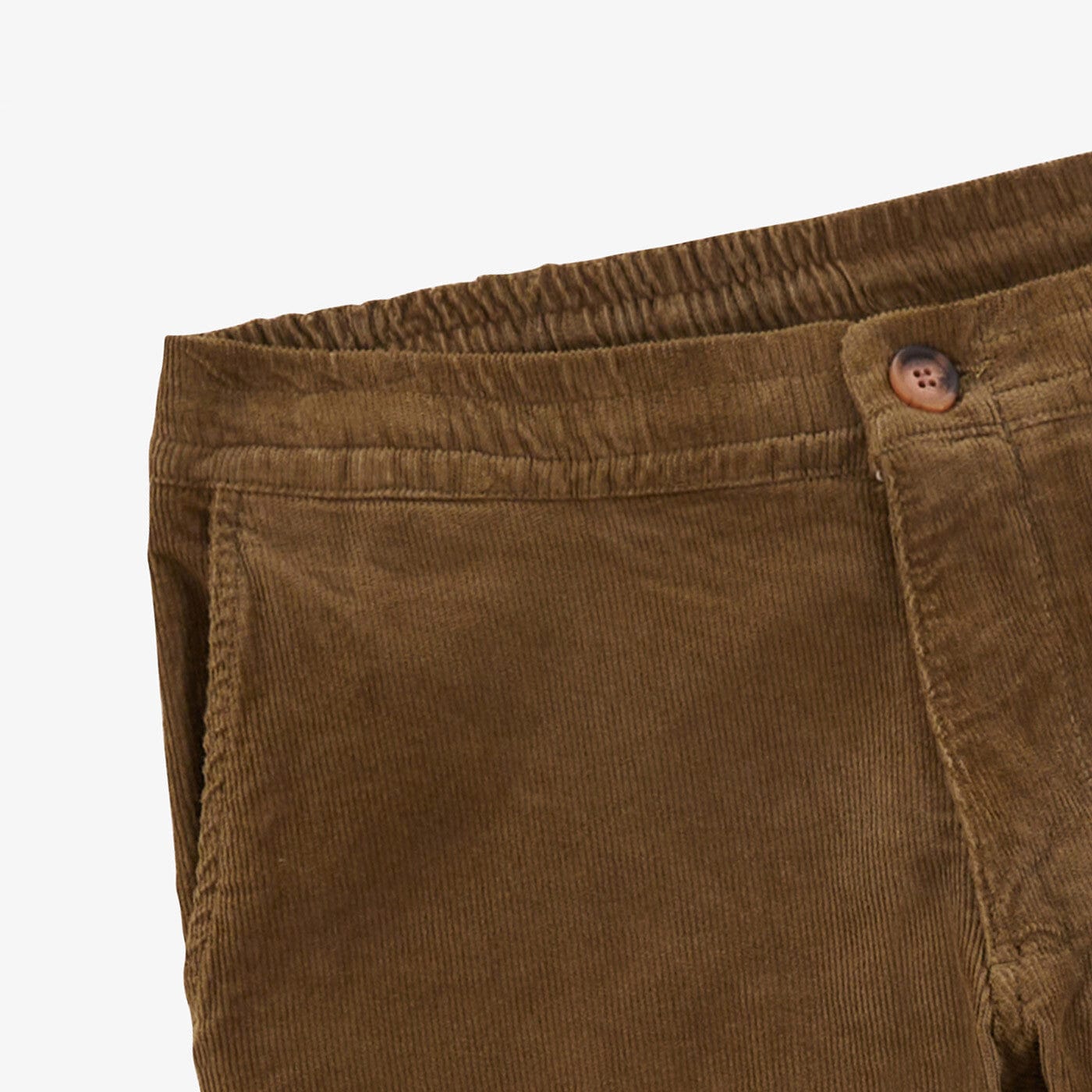 Fluwelen broek 544 comfortabele pasvorm lindegroen