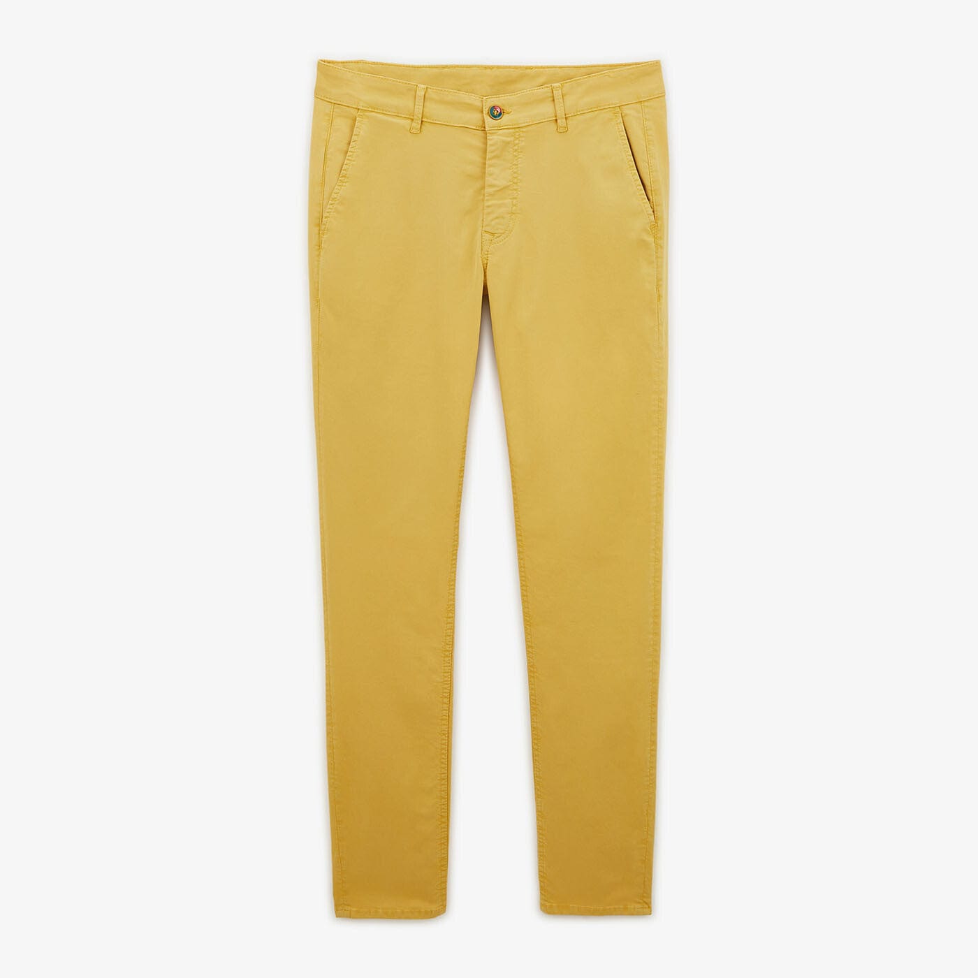 Chino 702 comfortabele pasvorm goud