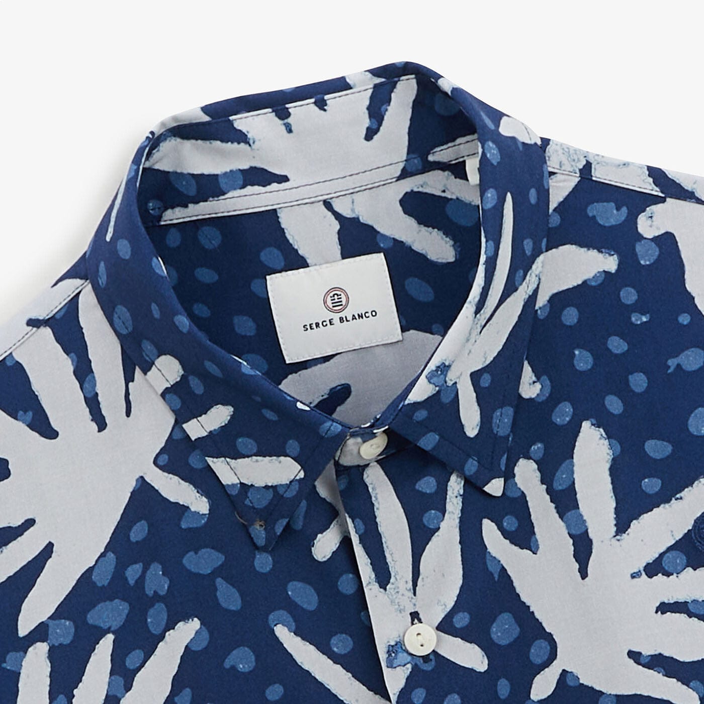 Korte mouwen shirt San indigo met fantasieprint