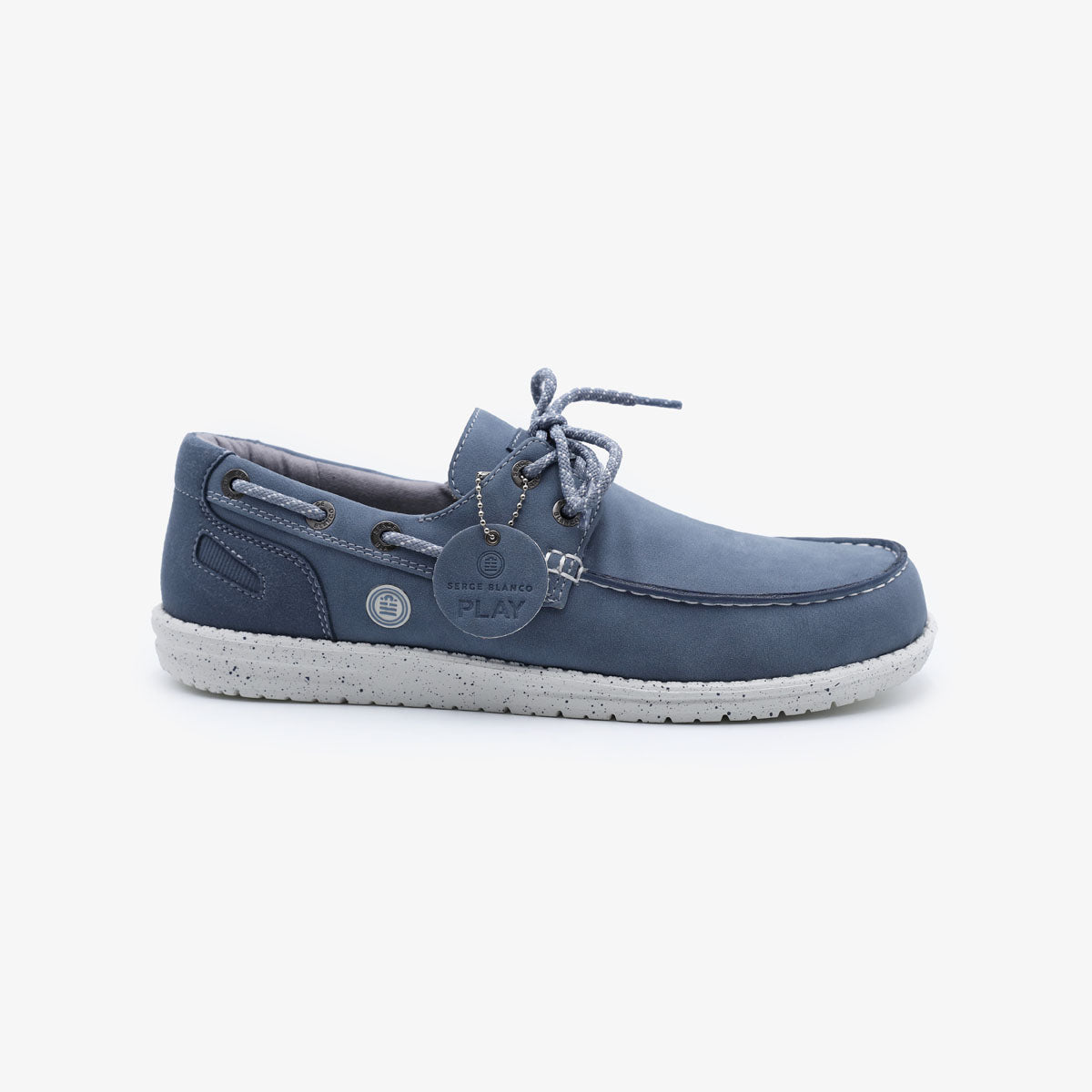 Socoa bootschoenen in jeansblauw nubuck