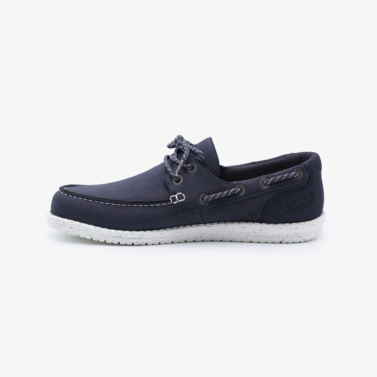 Socoa marineblauwe bootschoenen van nubuck