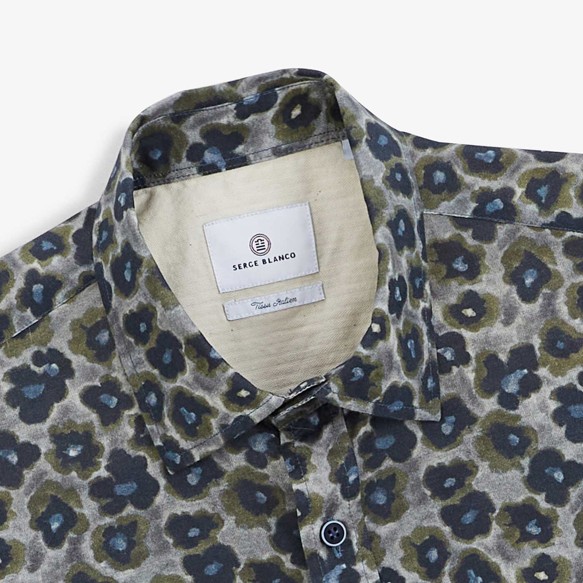 Donkergrijs shirt met print