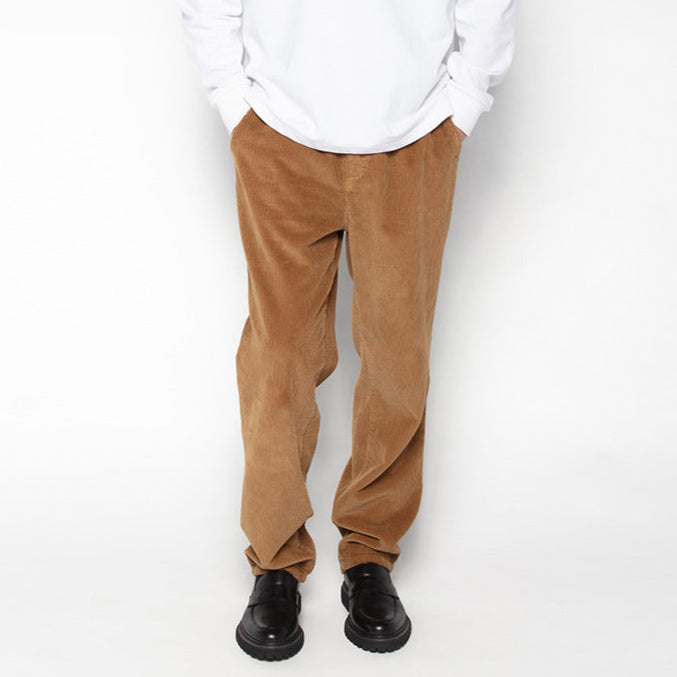 Broek 549 corduroy regular comfort elastische taille bruin hazelnootkleurig heren SERGE BLANCO