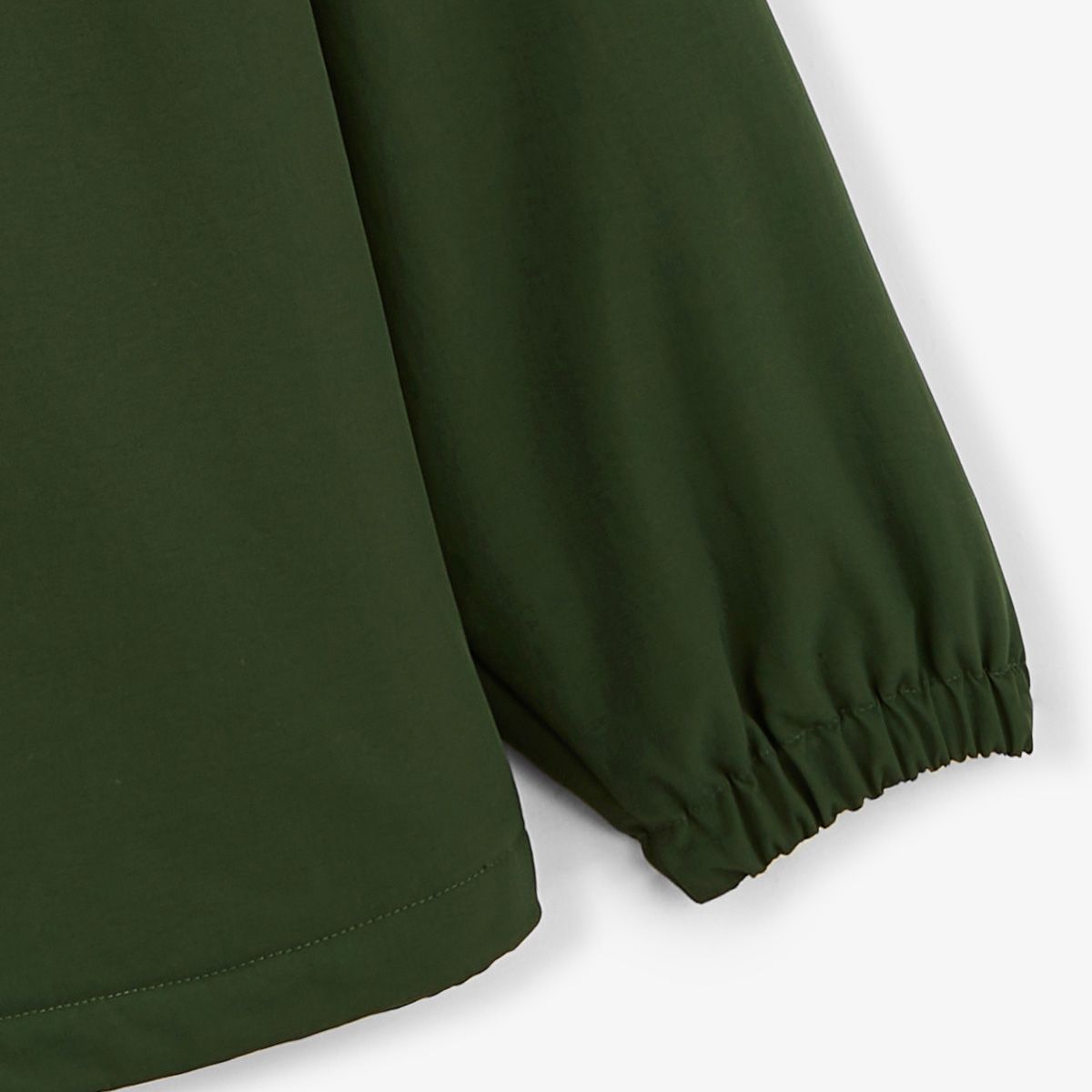 Waterafstotende parka Dan met geborduurde badge in Engels groen SERGE BLANCO