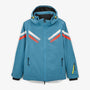 Courmayeur skijas voor heren, blauw met bruin, serge blanco