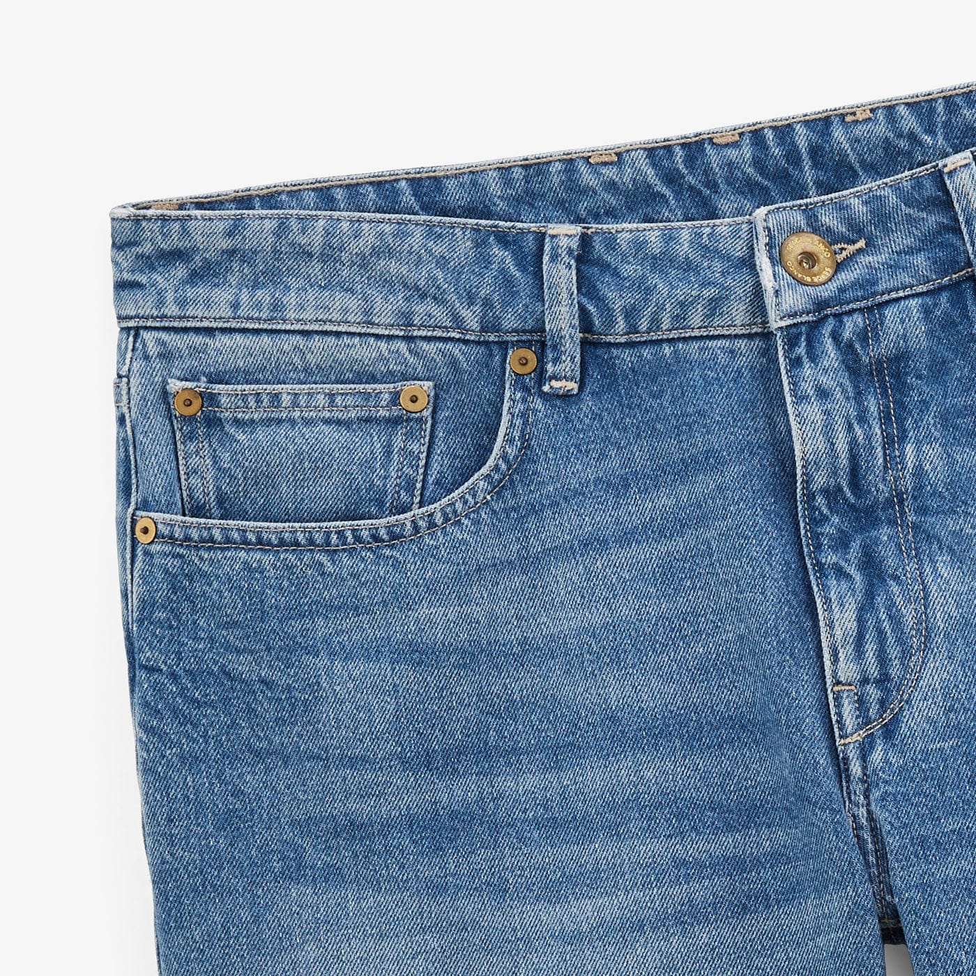 Bermuda 331 tapered stone blue heren Serge Blanco