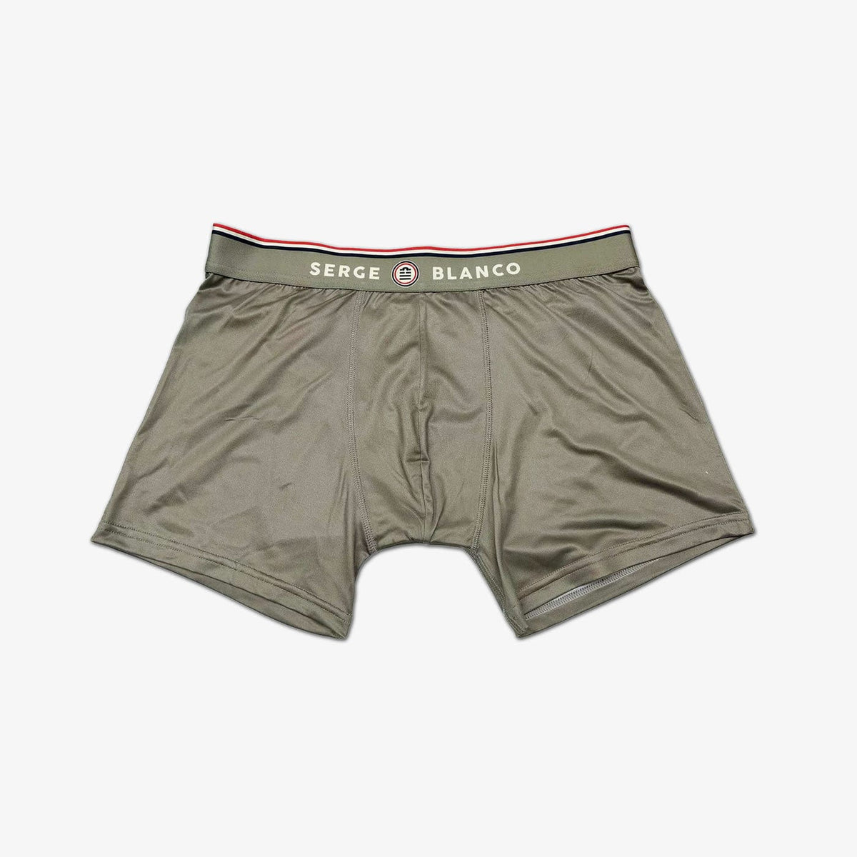 Herenboxershort Sublimatie Effen Teck Groen Kaki SERGE BLANCO