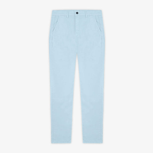 Chino 702 Comfortabel model van katoen, hemelsblauw, heren SERGE BLANCO