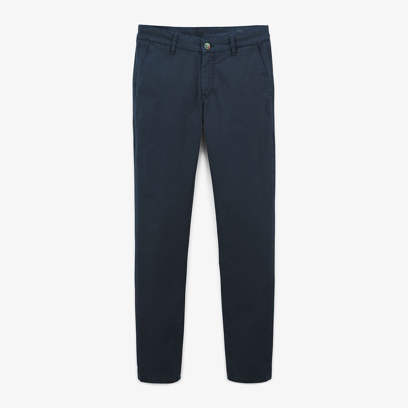 Chino 702 Comfortabel model van katoen, marineblauw, heren SERGE BLANCO