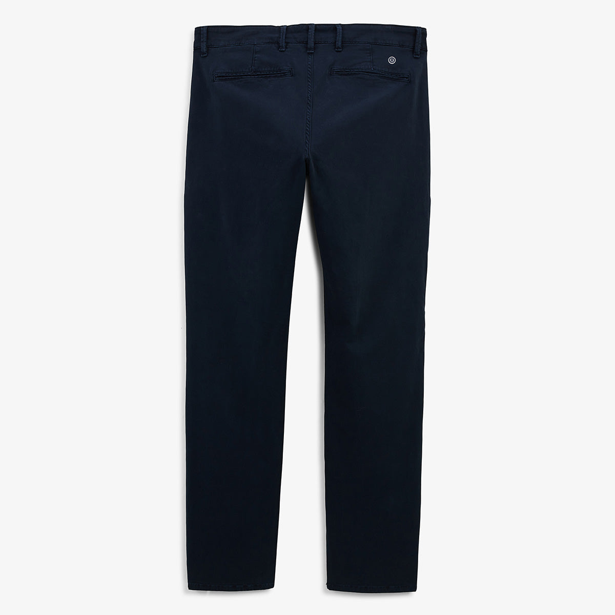 Chino 702 van katoen, comfortabele pasvorm, marineblauw HEREN SERGE BLANCO