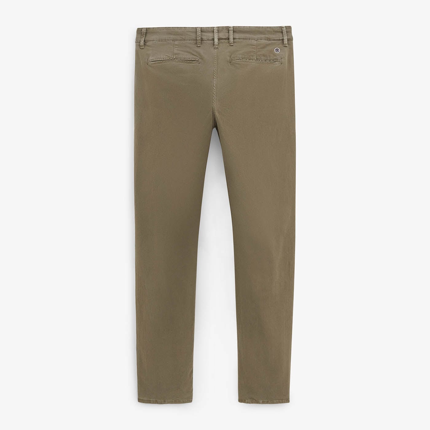 Katoenen chino met comfortabele pasvorm, legergroen, heren SERGE BLANCO