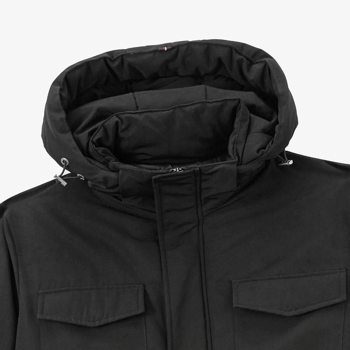 Zwarte winterparka Laurent voor heren SERGE BLANCO