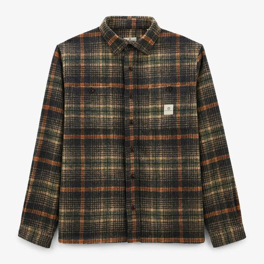 Grijze geruite overshirt Clovis Play Heren SERGE BLANCO