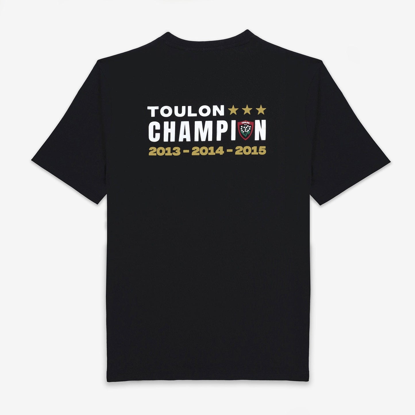 RCT Triplé Coupe d'Europe T-shirt Zwart Heren SERGE BLANCO