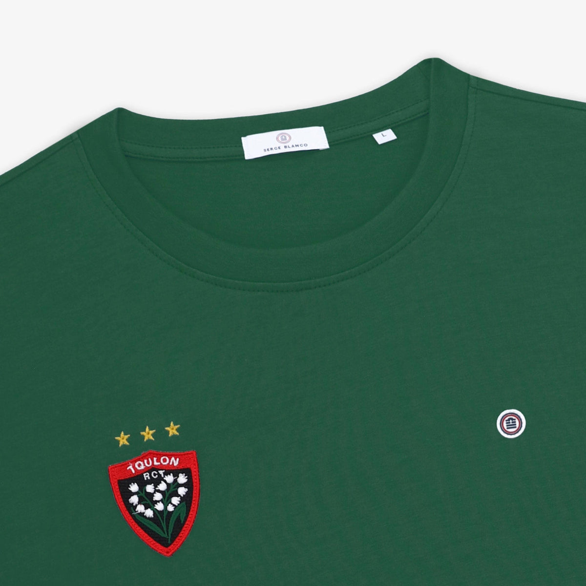 RCT Triplé Coupe d'Europe T-shirt Groen Heren SERGE BLANCO